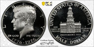 1976-S 50C Silver PR69DCAM