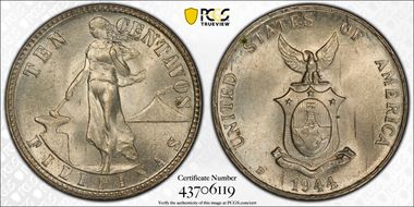 1944-D/D 10C Allen-9.04a MS65