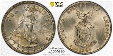 1944-D/D 10C Allen-9.04a MS65