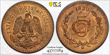 1930-Mo 5C Oval 0 MS64RB