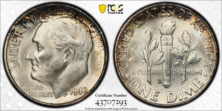 Cert 43707293 - Coin Image