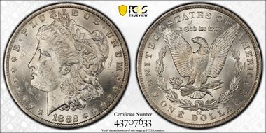 1882-CC $1 MS62