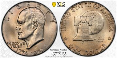 1976-D $1 Type 1 MS66