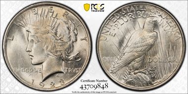 1923 $1 MS63