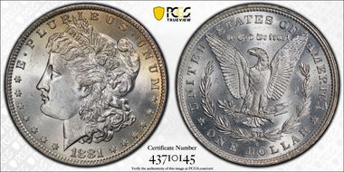 1881-O $1 MS63