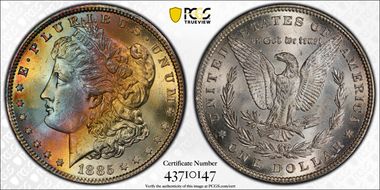 1885 $1 MS64