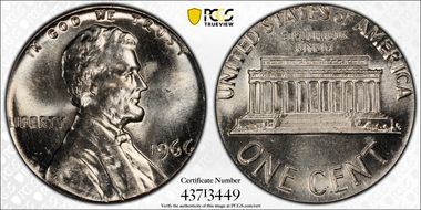 1966 1C MS64BN