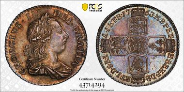 1763 Shil S-3742 Northumberland N1