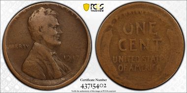 1917-S 1C G6BN