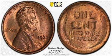 1922-D 1C MS64RD