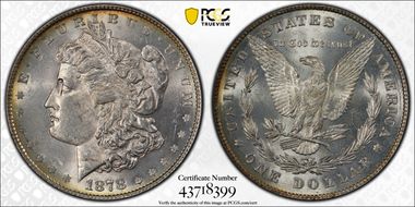 1878 8TF $1 MS62