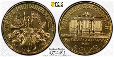 2021 € 4 Vienna Philharmonic MS69