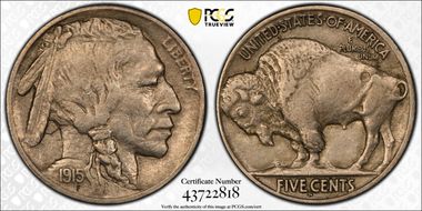1915-S 5C XF45