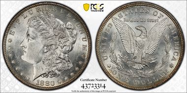 1880-O $1 MS62