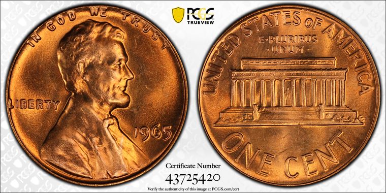 Cert 43725420 - Coin Image