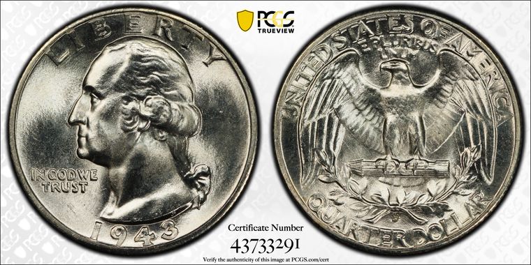 Cert 43733291 - Coin Image