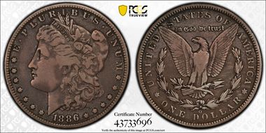 1886-O $1 F15