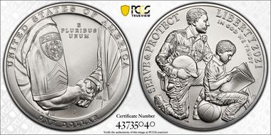 2021-P $1 Nat'l Law Enforcement Mem. MS70