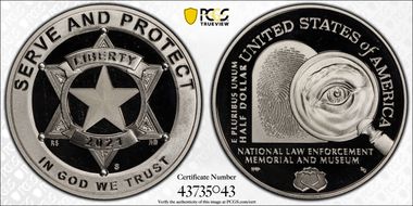 2021-S 50C Nat'l Law Enforcement Mem. PR68DCAM