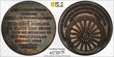 1900 Bryan$ HK-782 Silver Gorham Mfg. Co. MS63