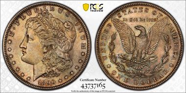 1890-S $1 MS62