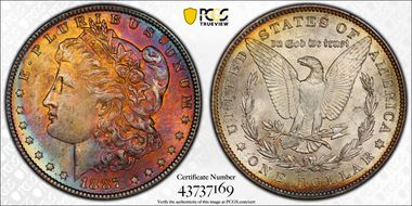 1887 $1 MS63
