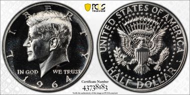 1964 50C Accented Hair PR65