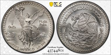 1994-Mo Onza Libertad Ag MS67