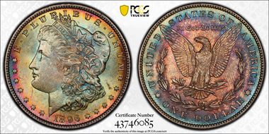 1896 $1 MS64
