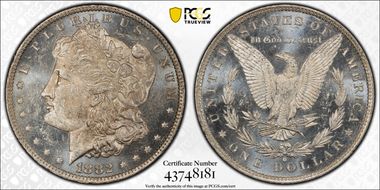 1882-O $1 MS61DMPL