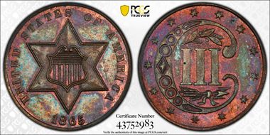 1865 3C J-415 PR65BN