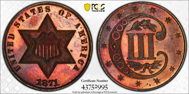 1871 3C J-1047 PR64RB