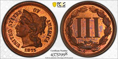 1875 3C J-1385 PR64+ RB