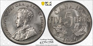1926 5C Near 6 MS65