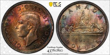 1938 S$1 MS65+