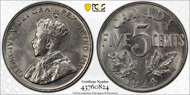 1924 5C MS65