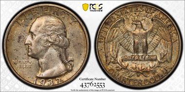 1932-S 25C AU53