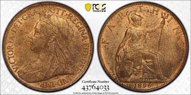 1896 1/4D S-3963 MS63RB