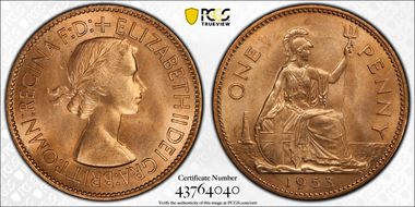 1953 1D S-4154 MS65RD