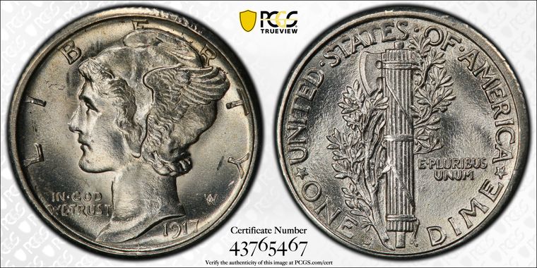 Cert 43765467 - Coin Image