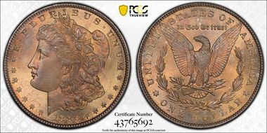 1886 $1 MS66