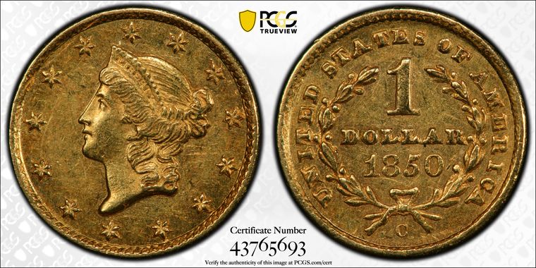 Cert 43765693 - Coin Image