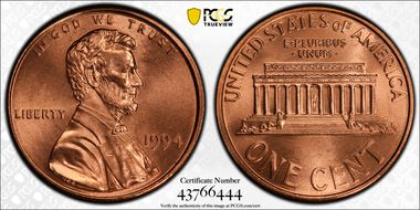 1994 1C MS69RD