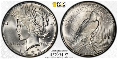 1935 $1 MS65