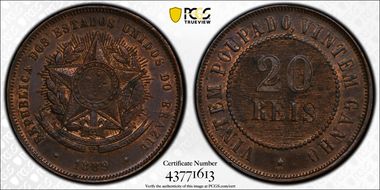 1889 20 R Mald-621.01 5 Stars MS63BN