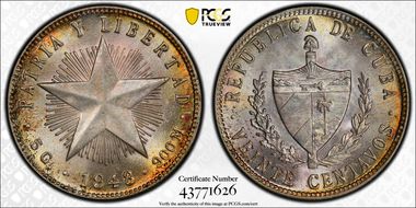 1948 20C KM-13.2  Ag MS66