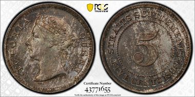 1899 5C MS65