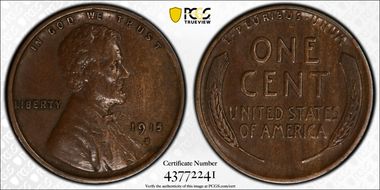 1915-S 1C XF40BN