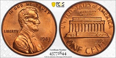 1983 1C MS66RD