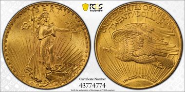 1924 $20 MS64